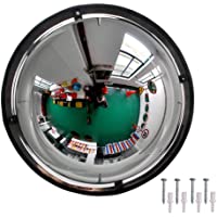 1-2 Acrílico Dome Mirror- Espejo de Seguridad Convexo de 360 Grados para supermercados- Tiendas- estacionamiento…